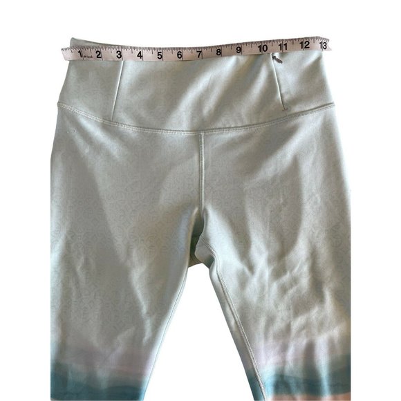 CALIA Carrie Underwood‎ Essential Tight Fit Capri Landscape Mint Green Womens S - Picture 7 of 10